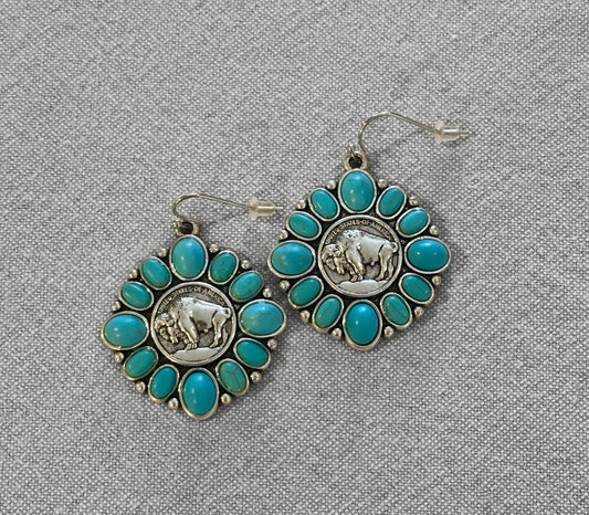 Buffalo Nickel Earrings