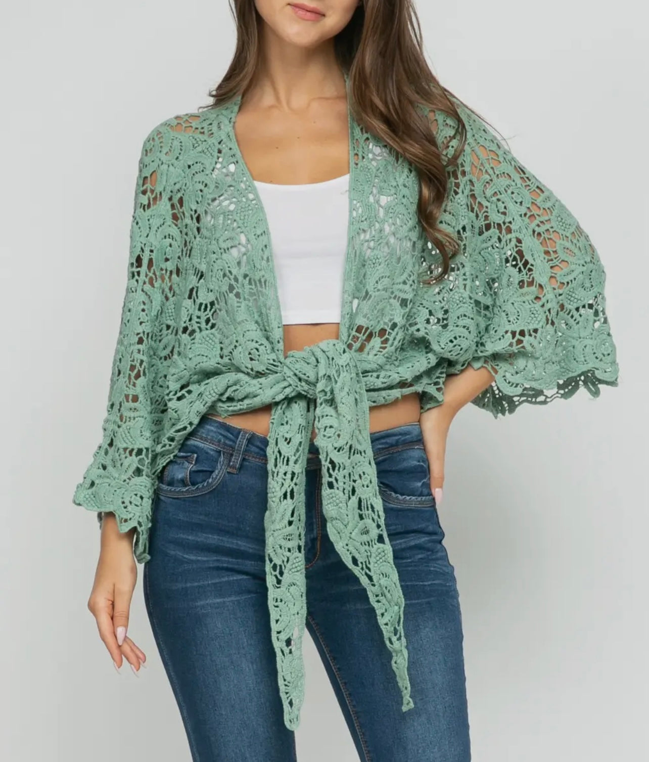 Mint Crochet Wrap