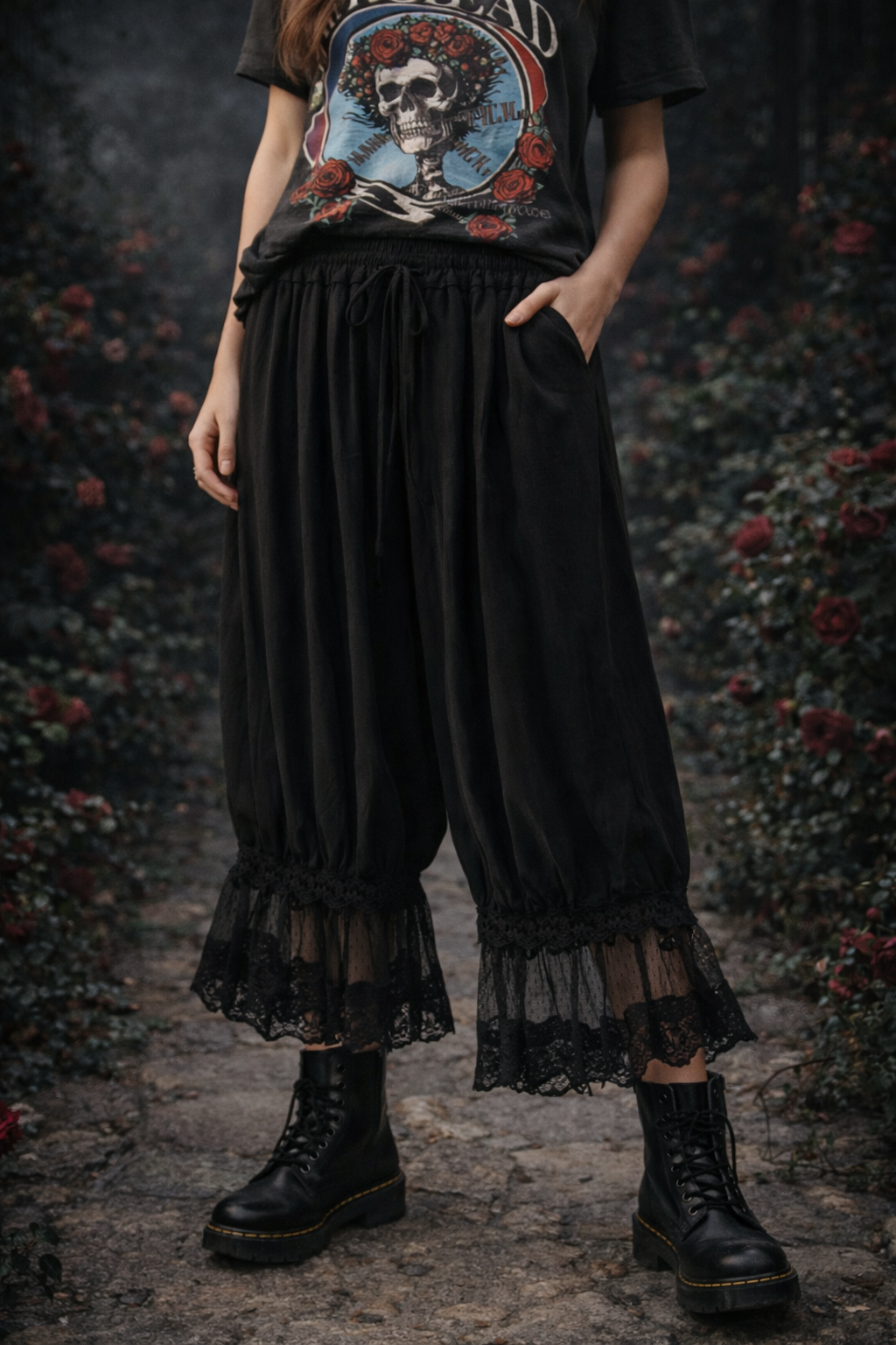 Bloomers in Black