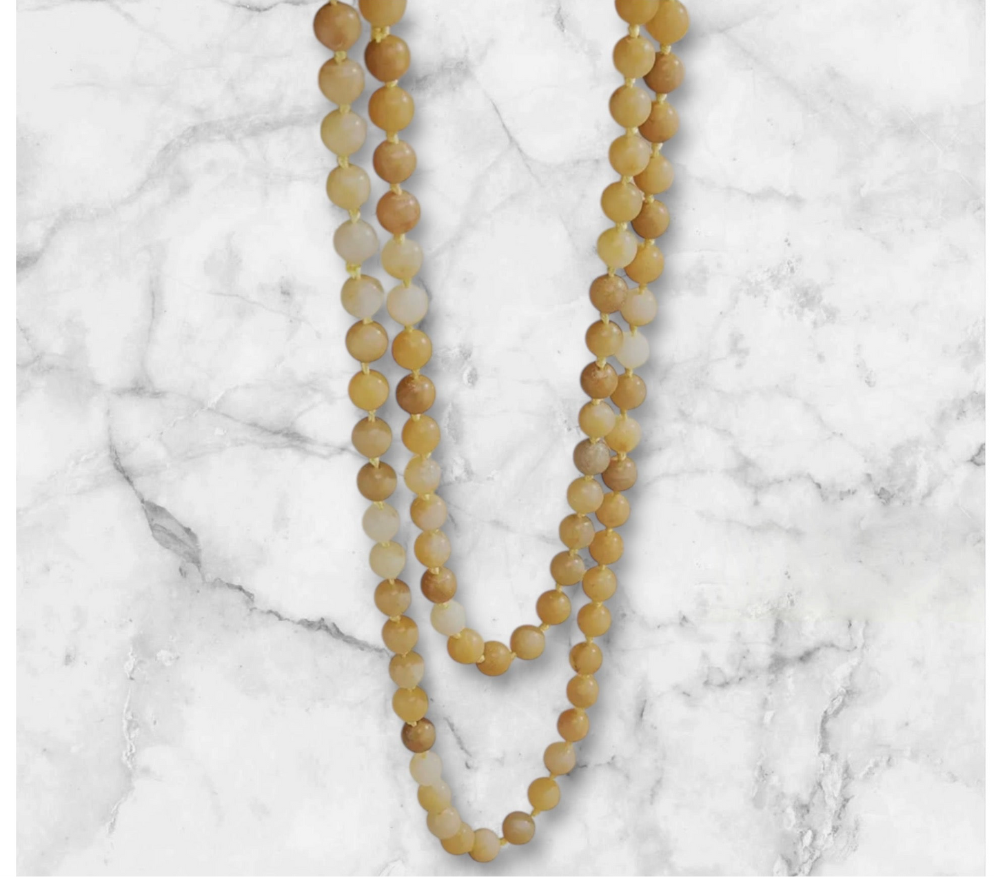 Yellow Jade Necklace