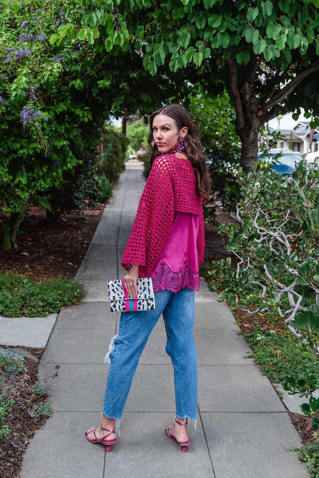 Pink Crochet Top