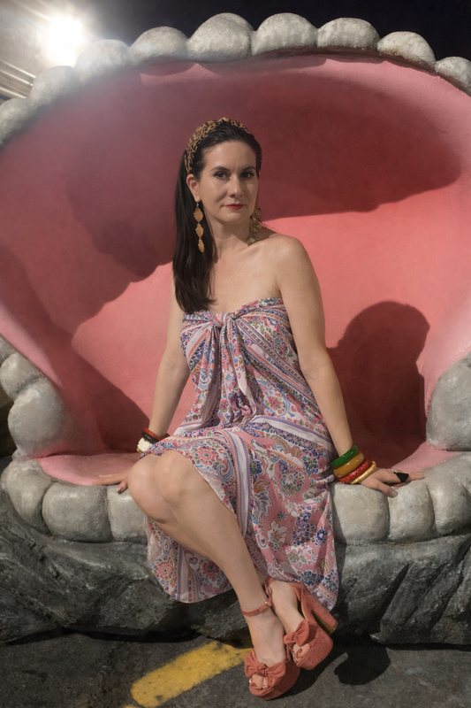 Pink Pendry Sarong Scarf