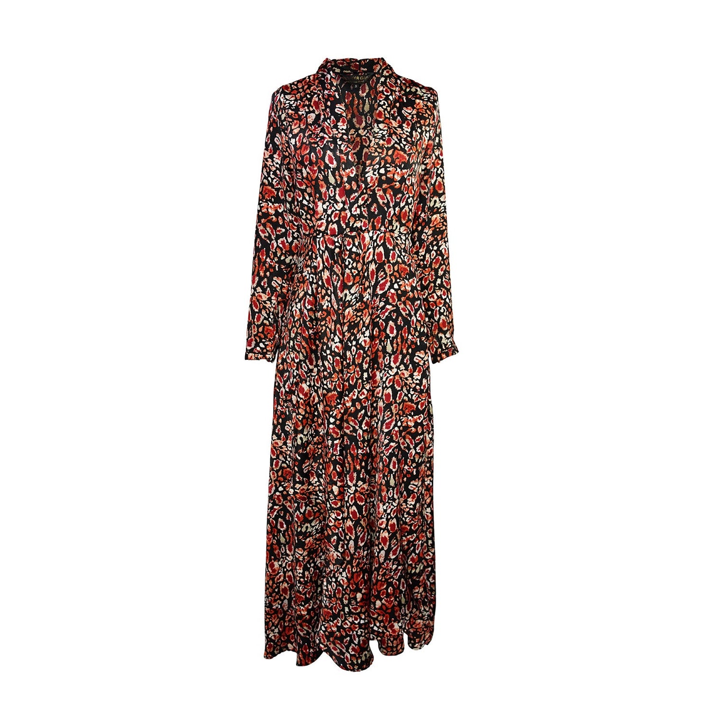 Sasha Leopard Minaret Dress