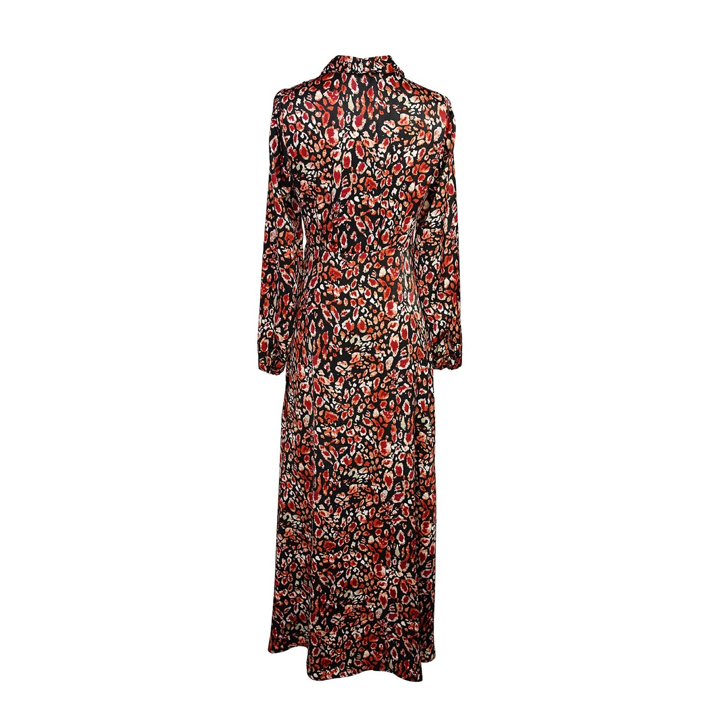 Sasha Leopard Minaret Dress