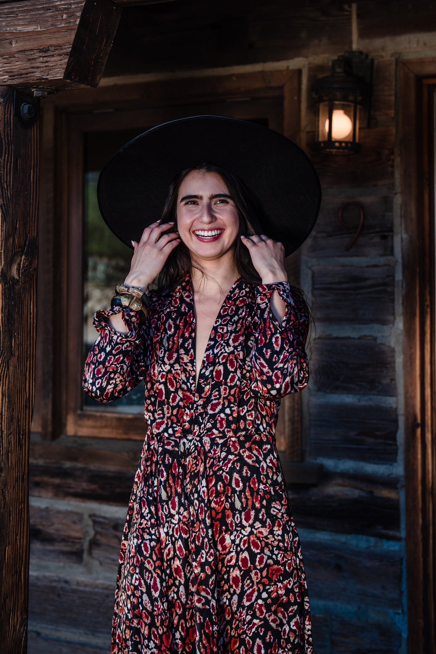 Sasha Leopard Minaret Dress