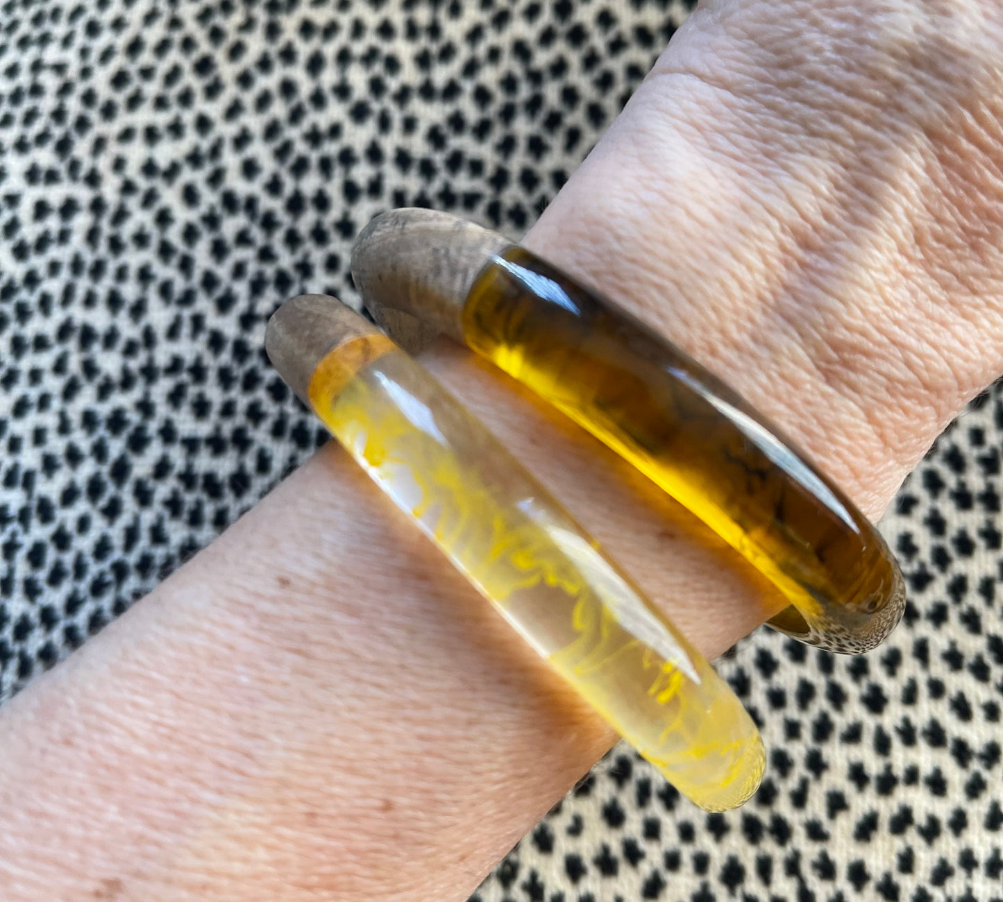 Resin and Wood Bangle