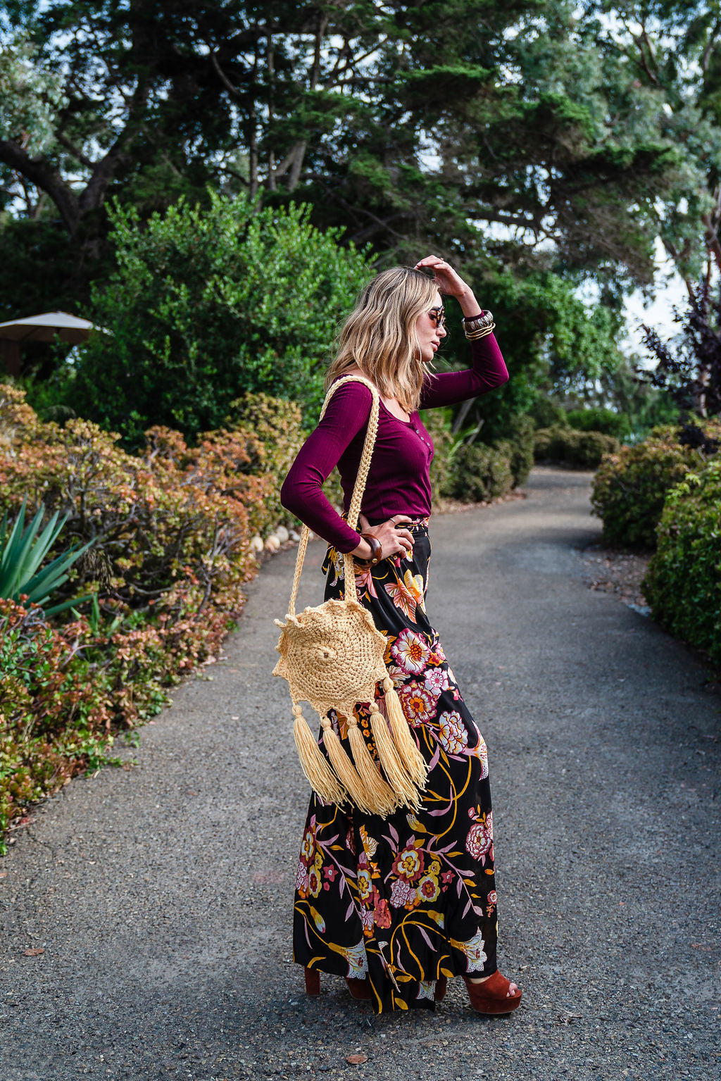 Boho Sun Bag in Butter Yellow