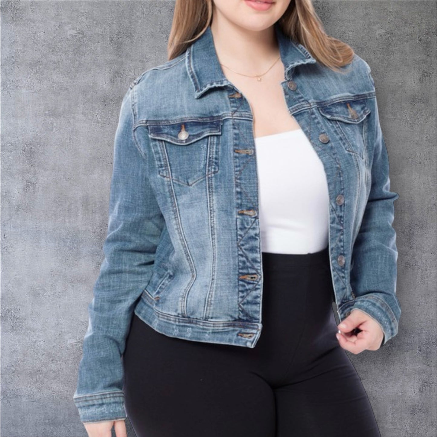 Denim Jacket in Light Wash