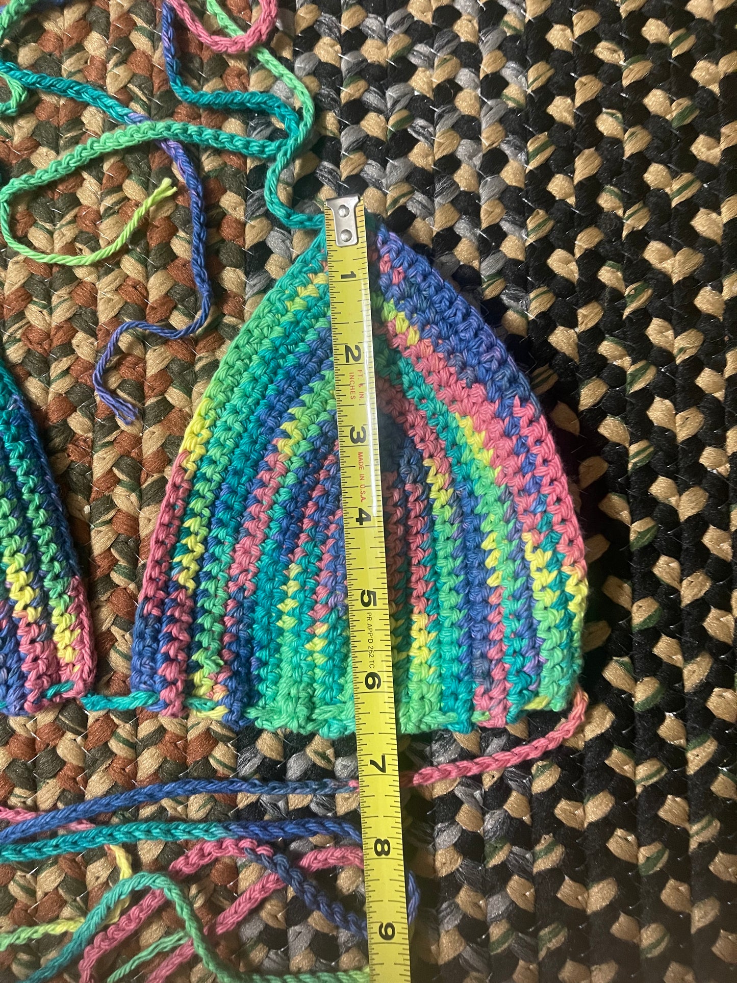 Handmade Festival Top in Multicolor