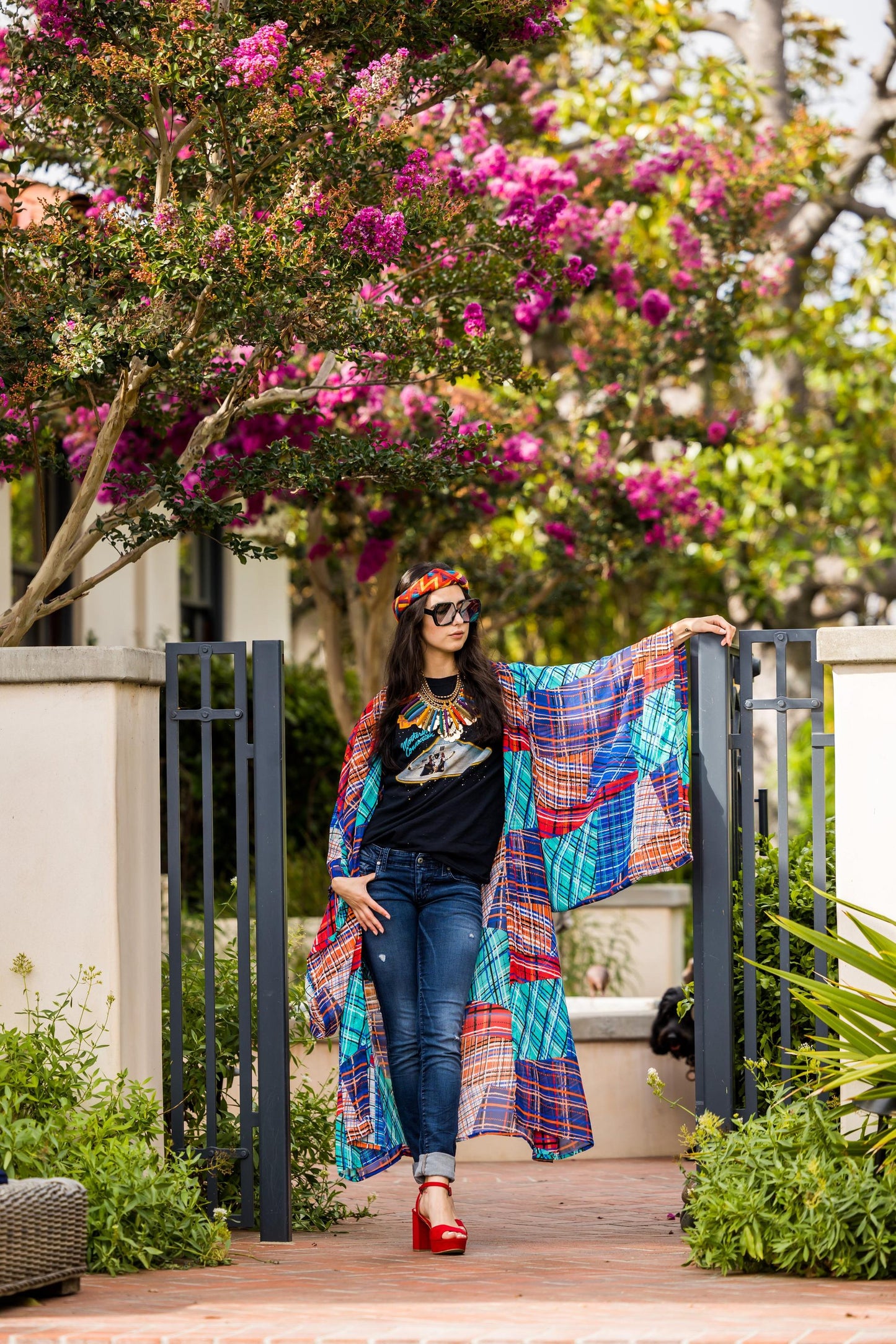 Nu Tartan Kimono