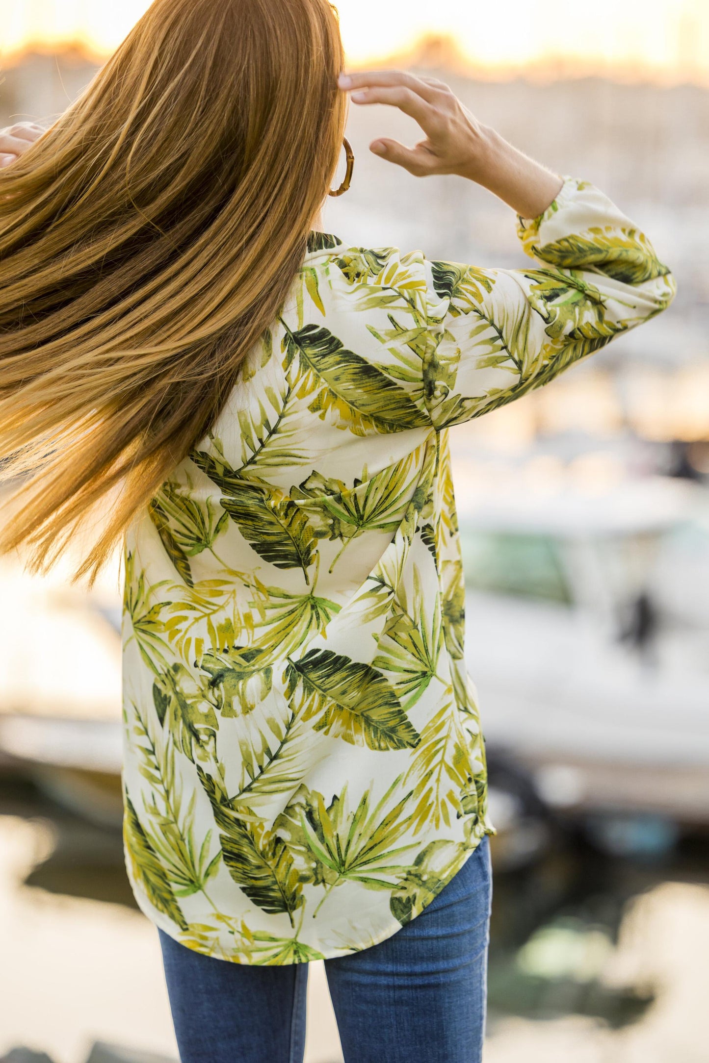 Palma Tie Front Blouse