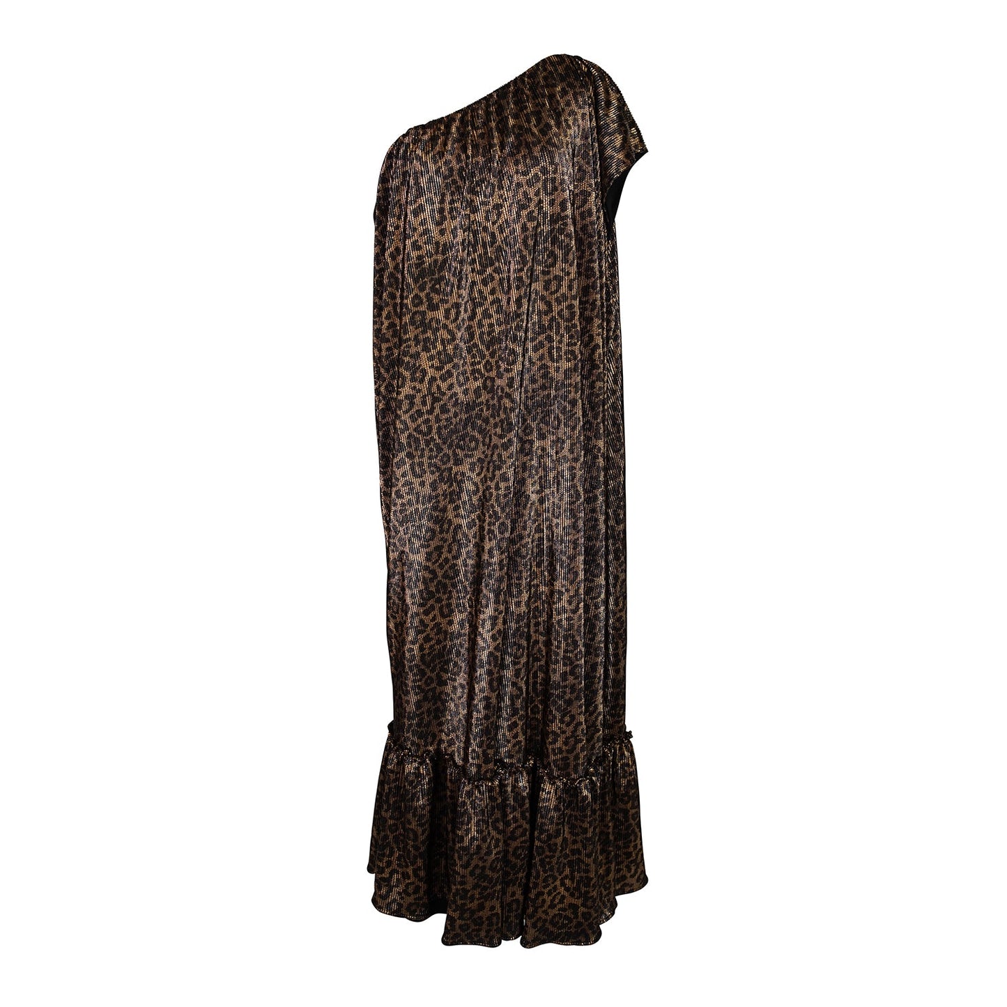 Panther Slink One Shoulder Maxi Dress