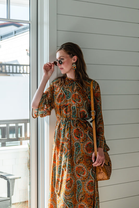 Carmel Paisley Dress