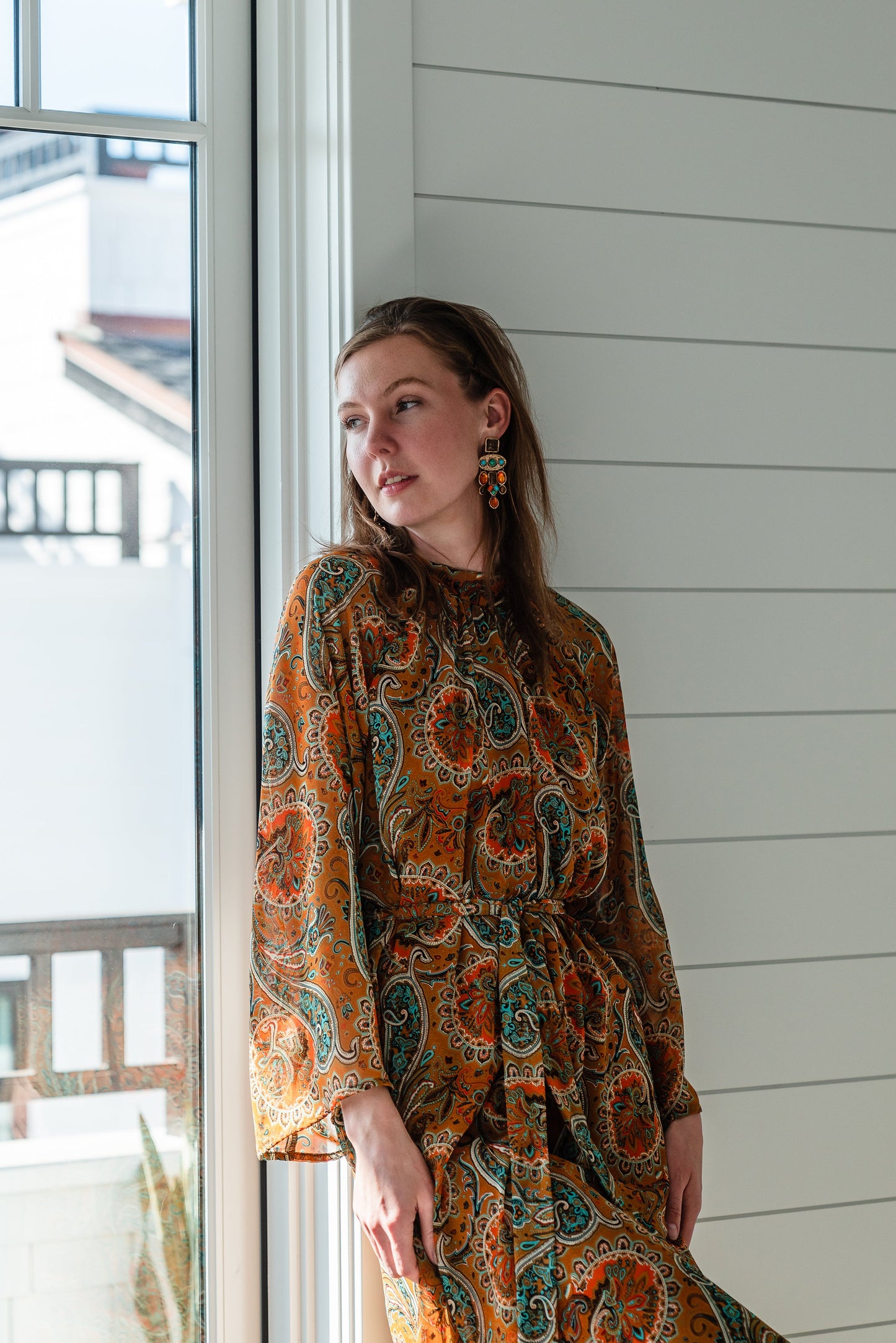 Carmel Paisley Dress