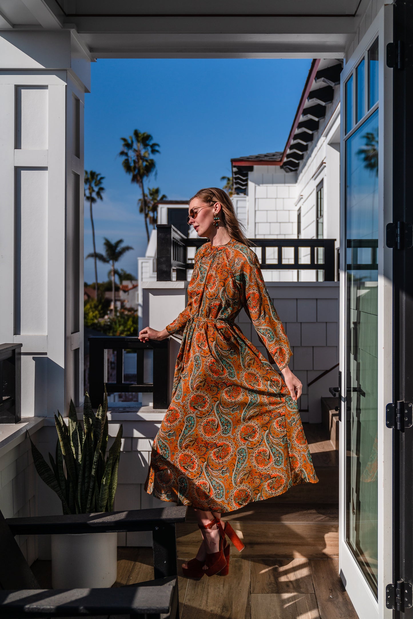 Carmel Paisley Dress