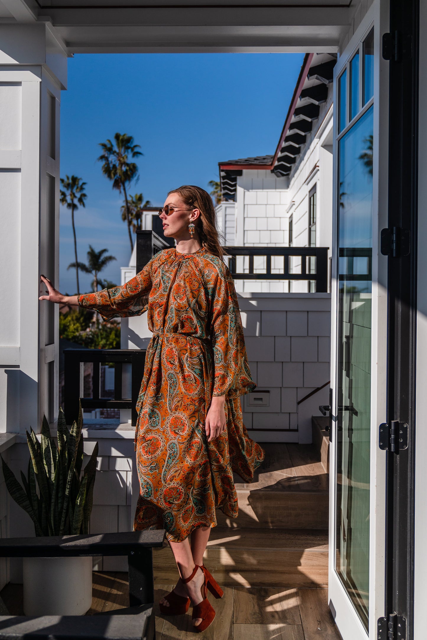 Carmel Paisley Dress