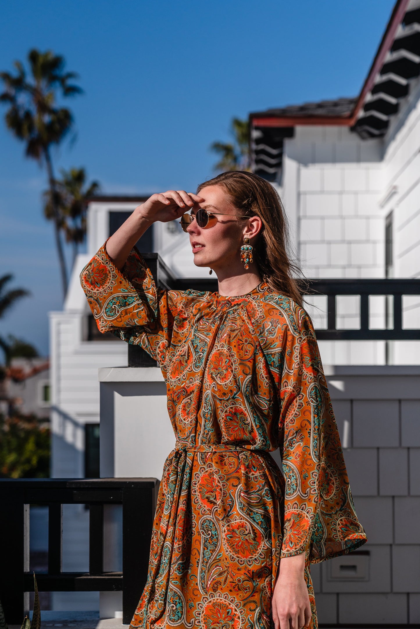 Carmel Paisley Dress