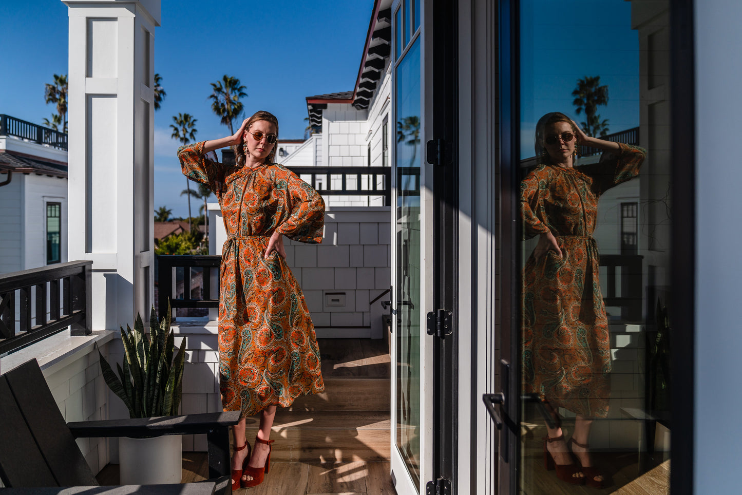 Carmel Paisley Dress