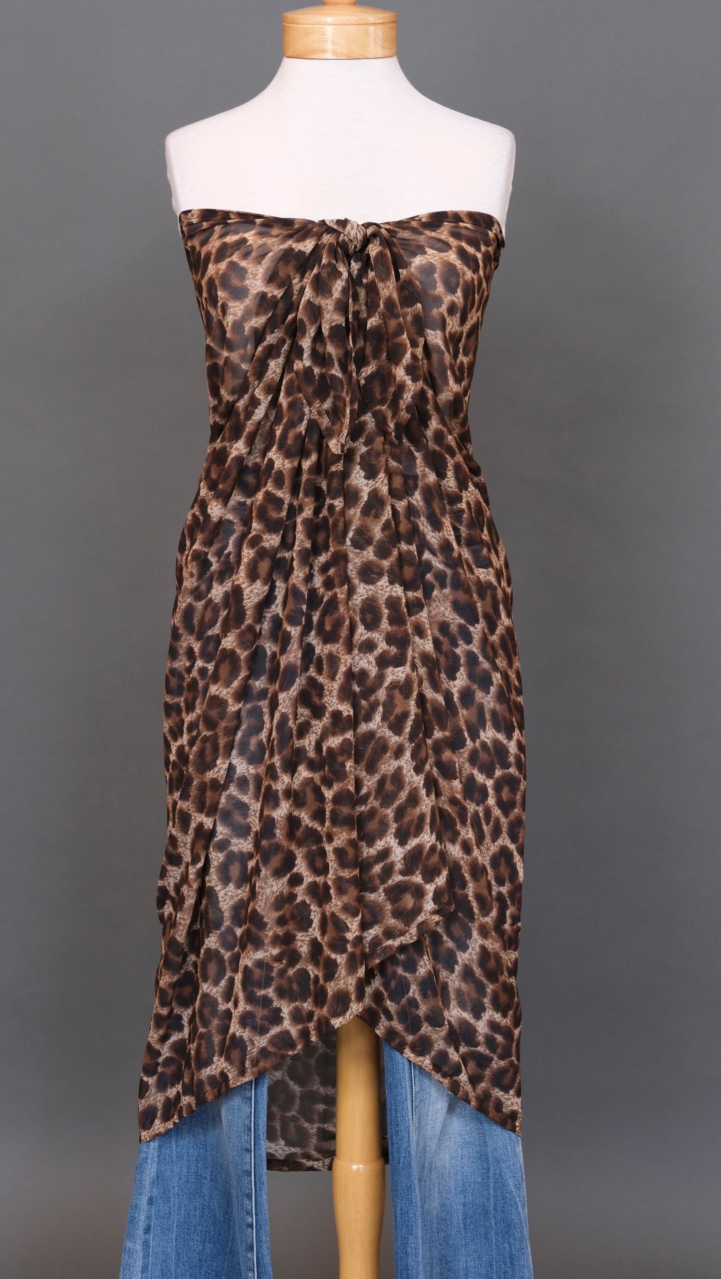 Leopard Sarong Scarf