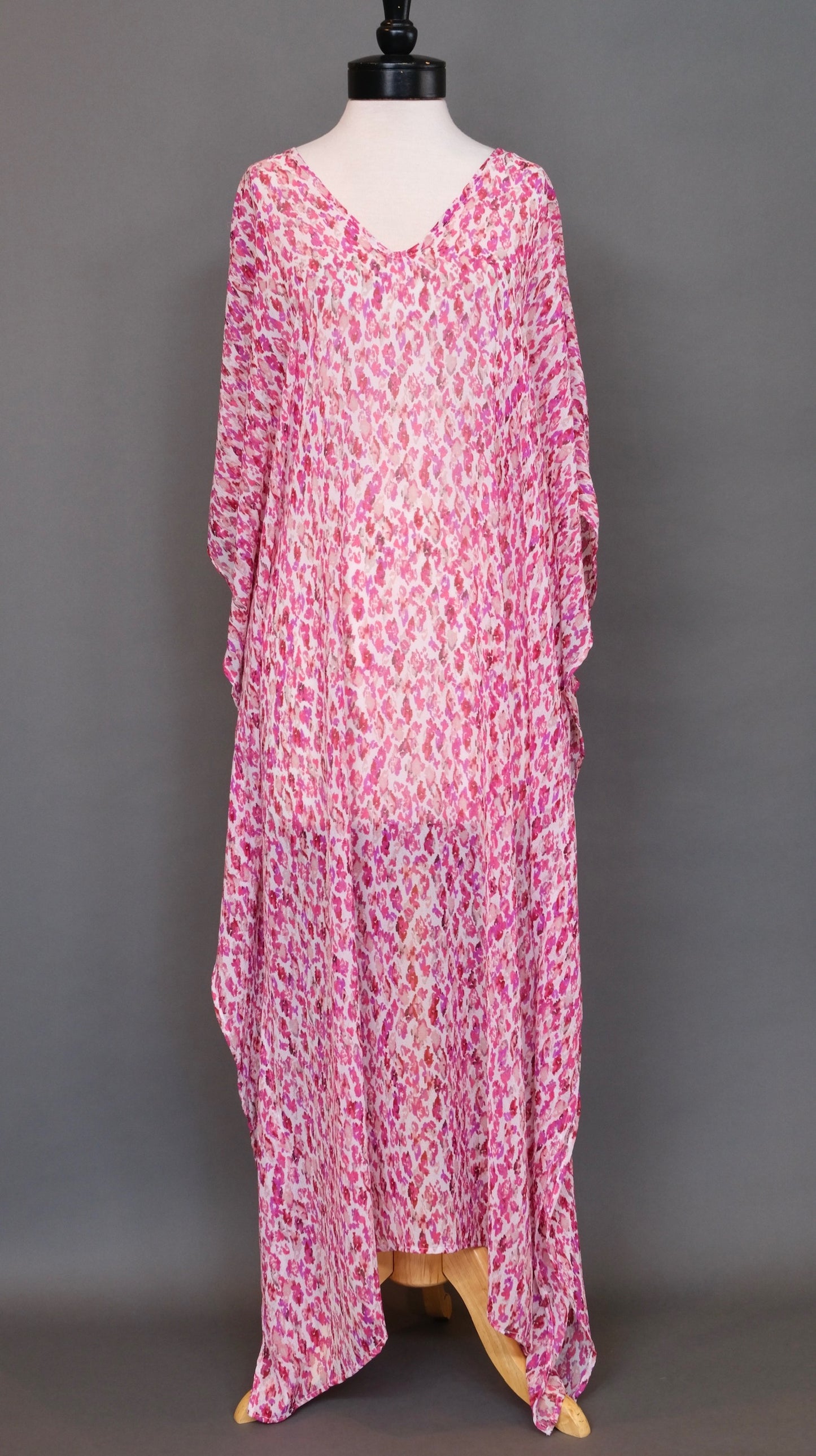 Pink Watercolor Caftan