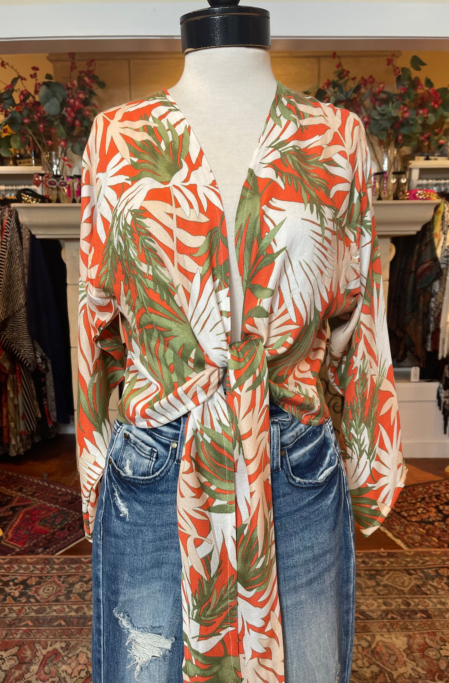 Tropical Citrus Two Way Top