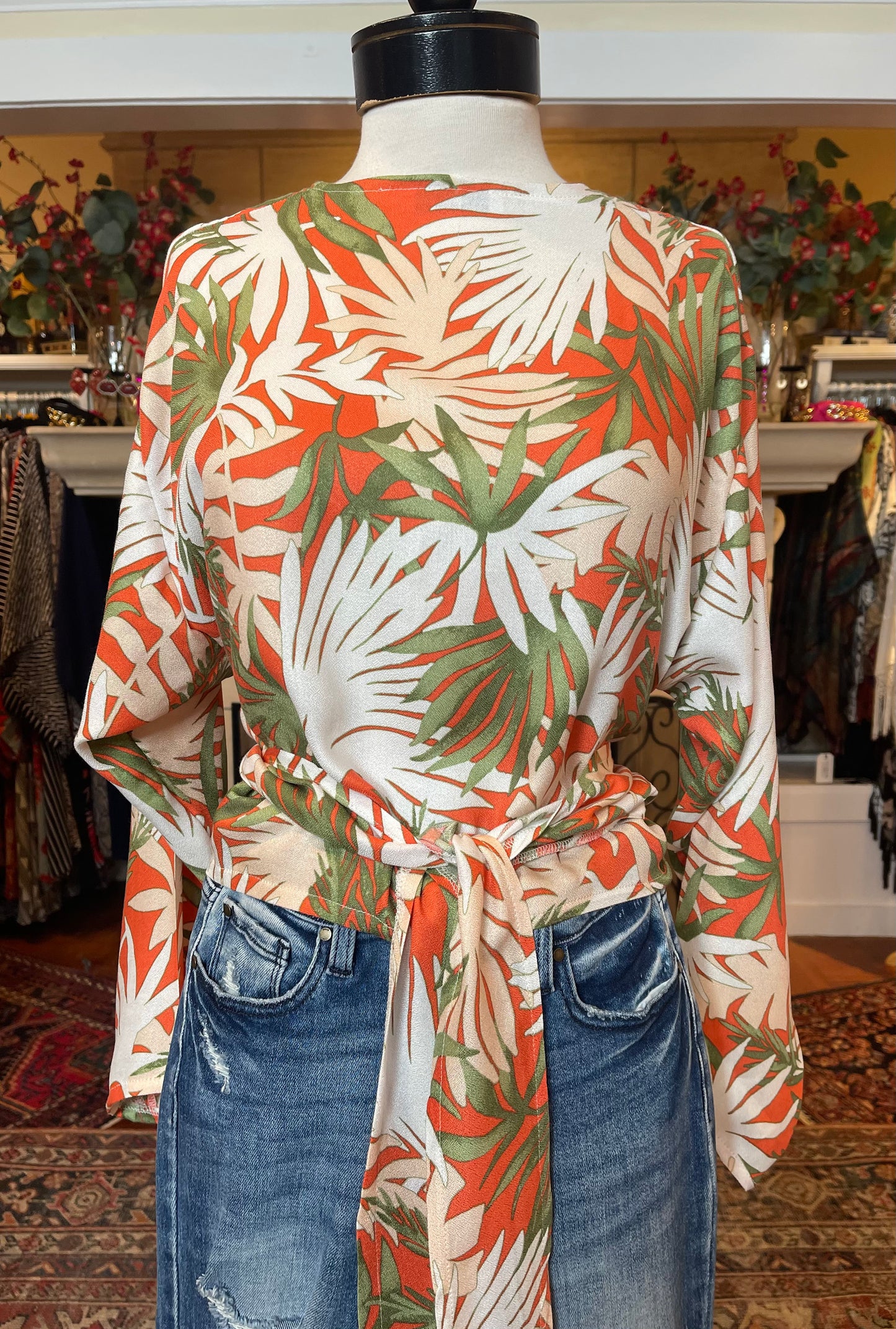 Tropical Citrus Two Way Top