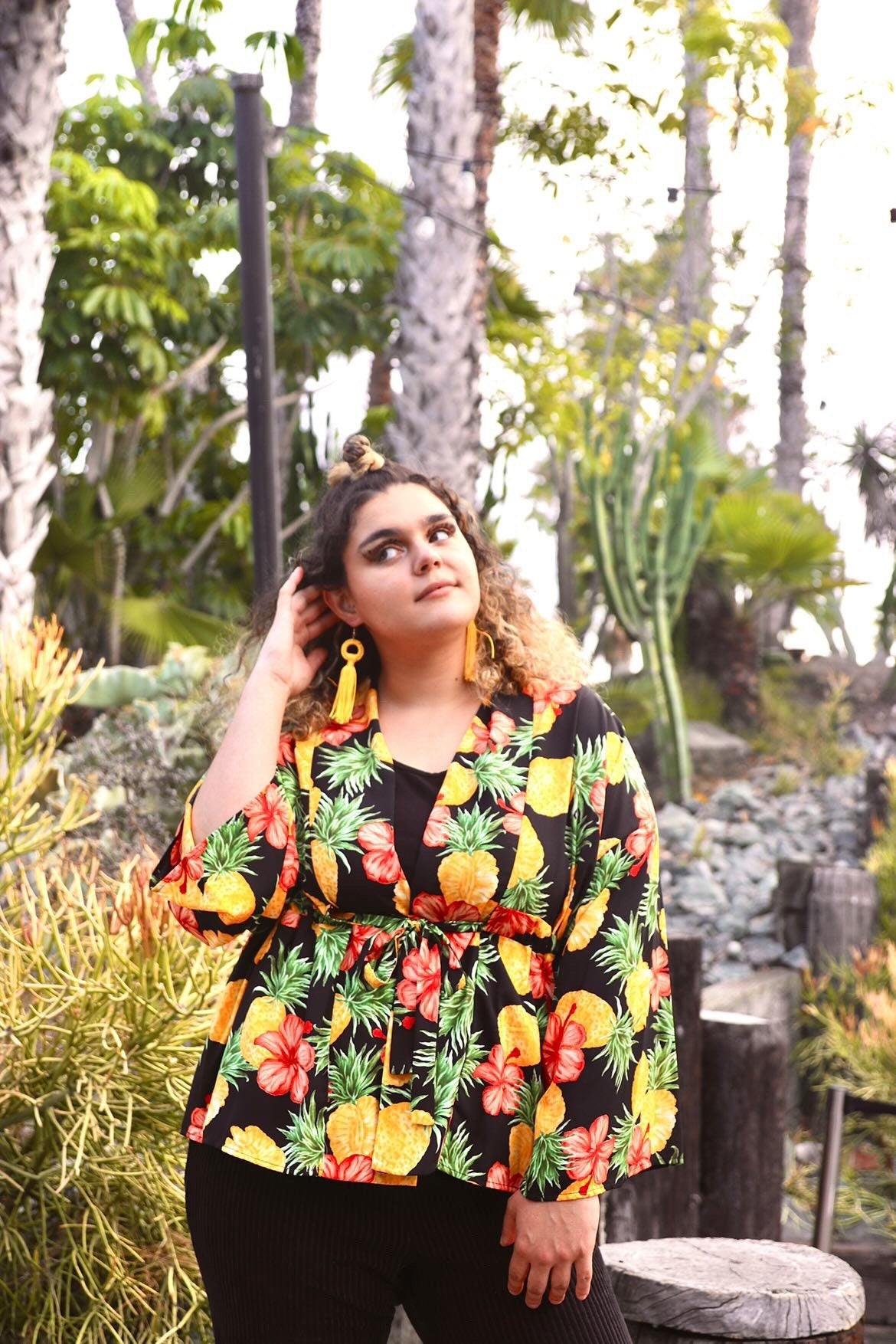 Luau Kimono Top